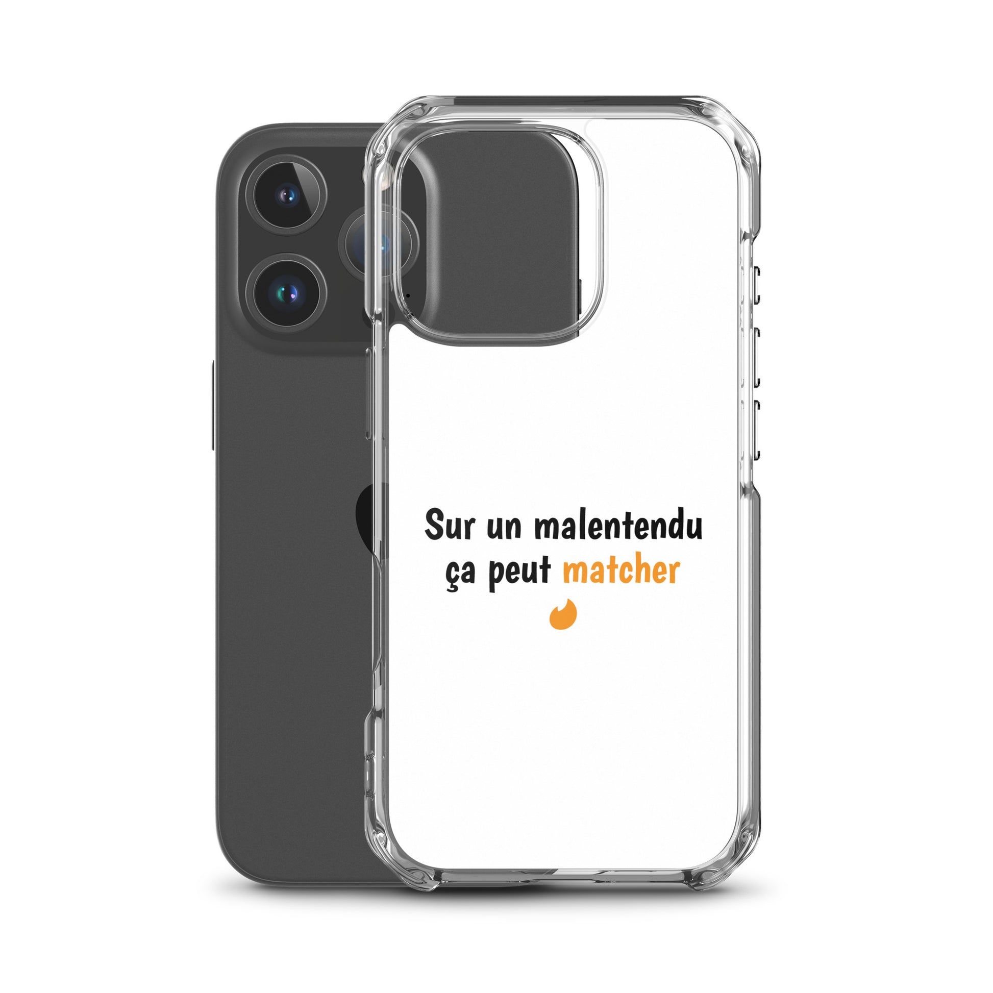 Coque iPhone Sur un malentendu ça peut matcher - Sedurro