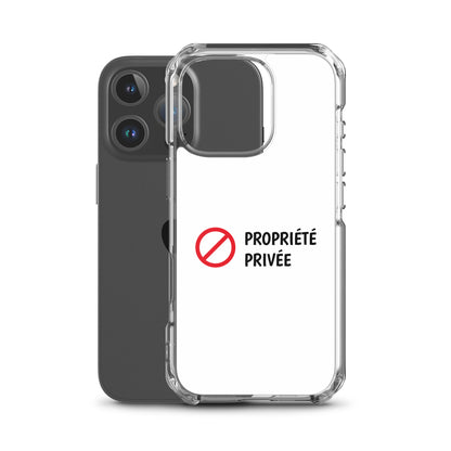 Coque iPhone Propriété privée - Sedurro