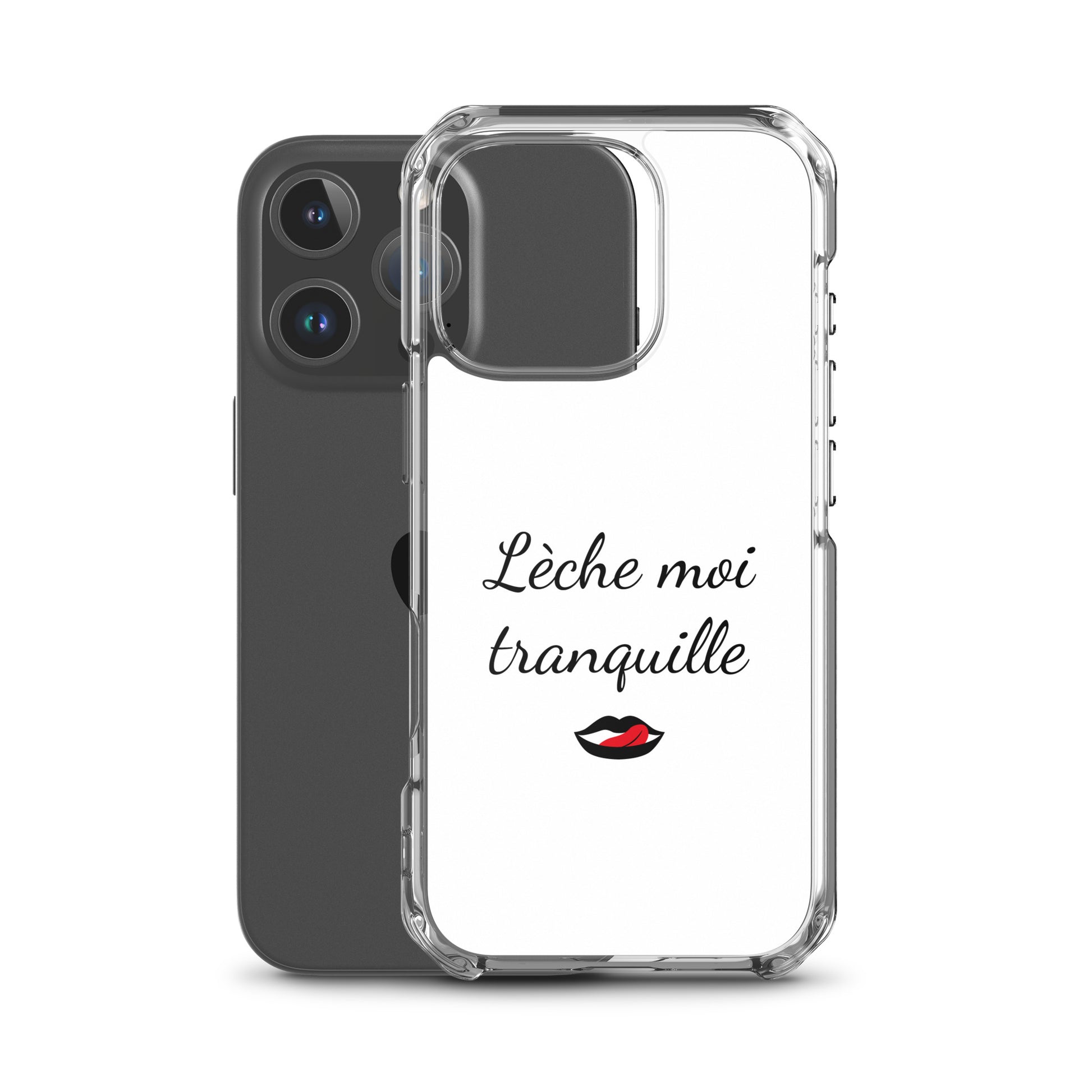 Coque iPhone Lèche moi tranquille - Sedurro