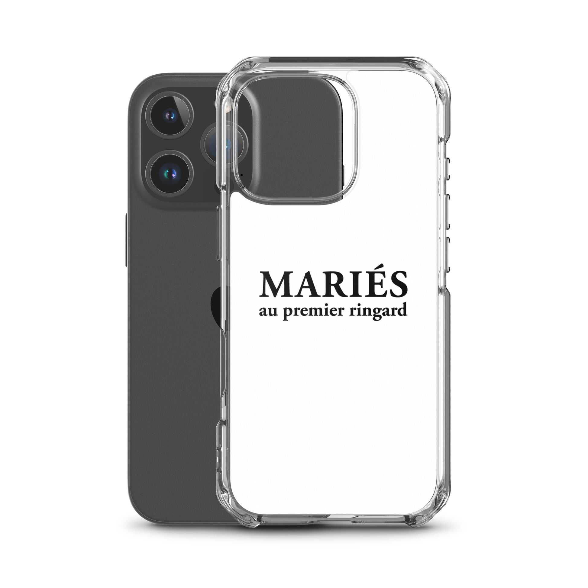 Coque iPhone Mariés au premier ringard - Sedurro