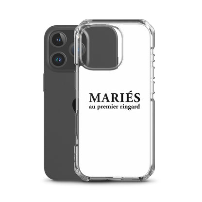 Coque iPhone Mariés au premier ringard - Sedurro