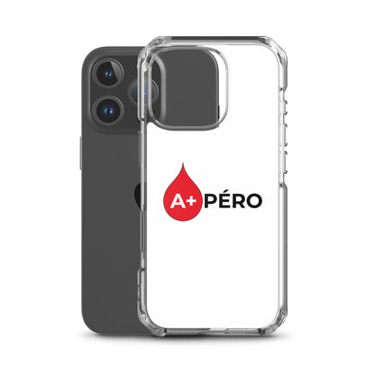 Coque iPhone Apéro groupe sanguin A+ - Sedurro