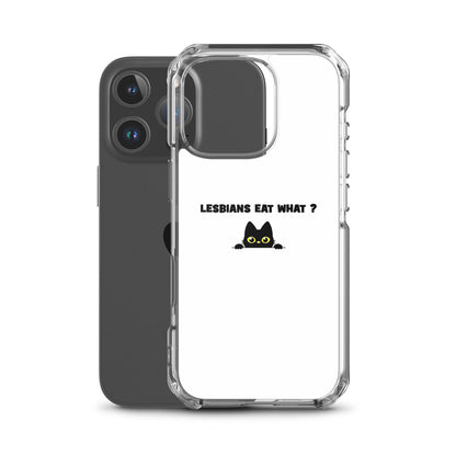 Coque iPhone Cat Lesbians eat what - Sedurro