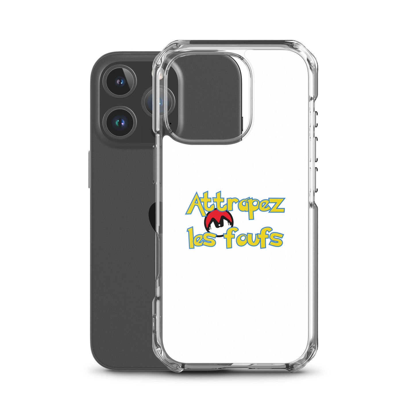 Coque iPhone Attrapez les foufs Pokeboule - Sedurro