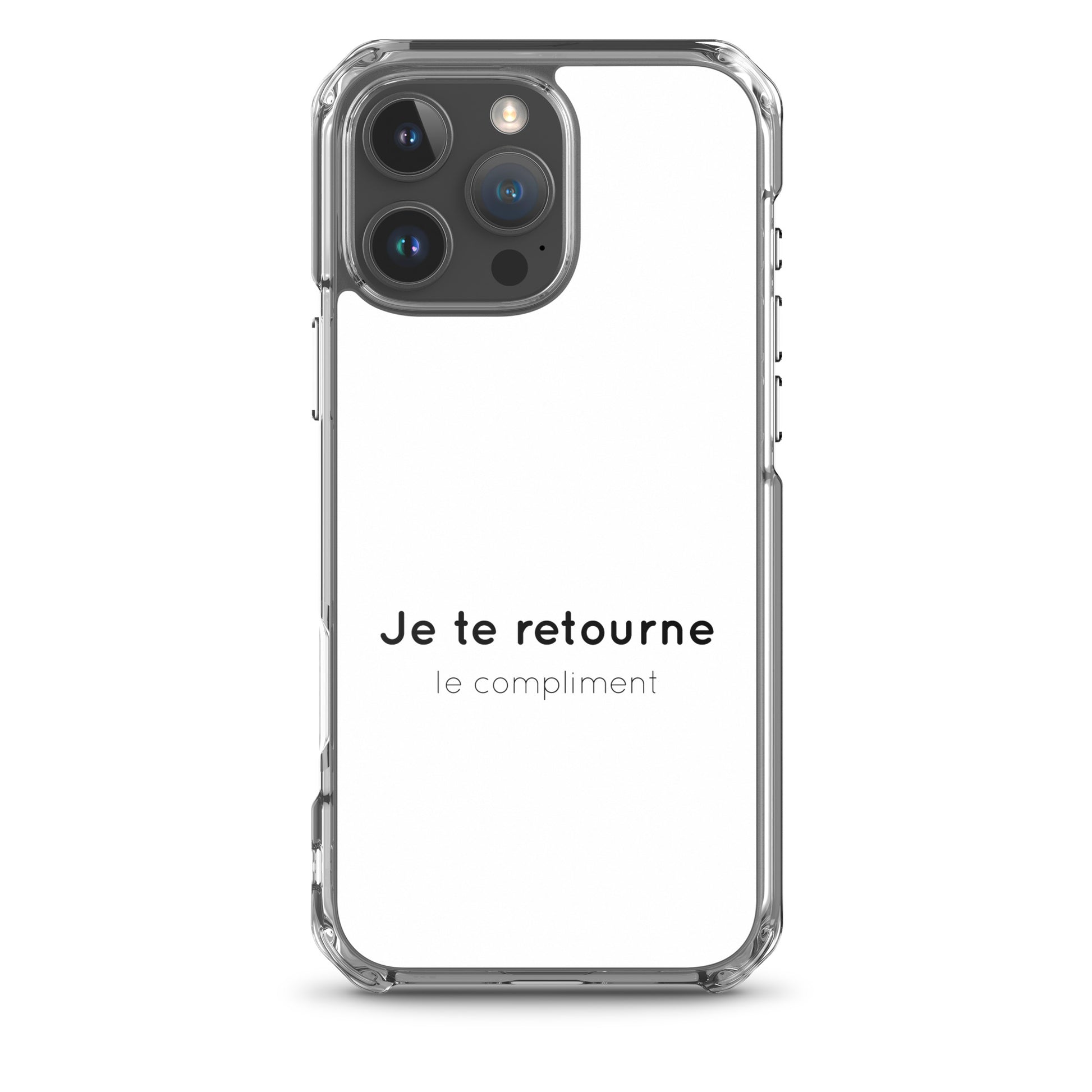 Coque iPhone Je te retourne le compliment - Sedurro