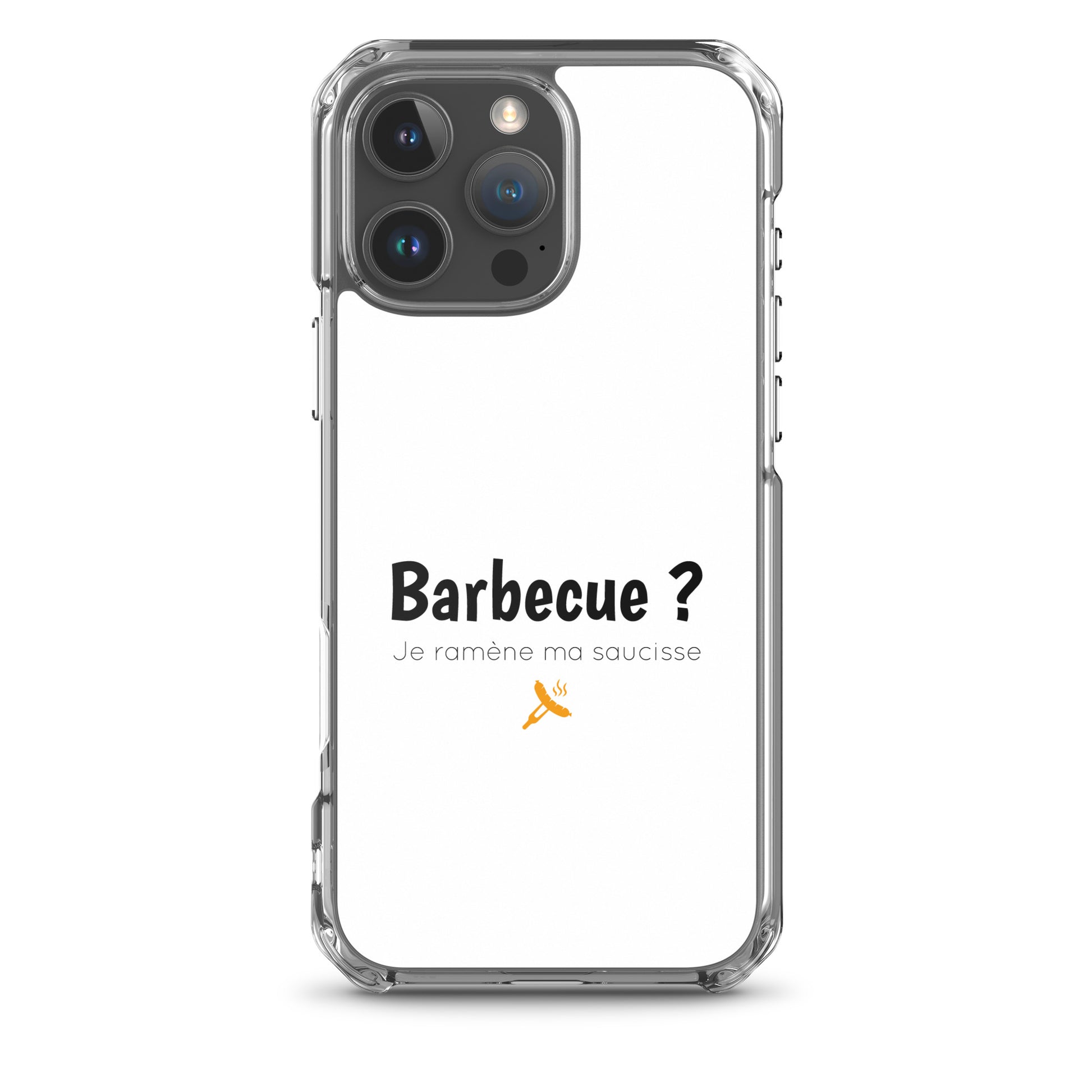 Coque iPhone Barbecue je ramène ma saucisse iPhone 16 Pro Max - Sedurro