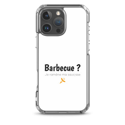Coque iPhone Barbecue je ramène ma saucisse iPhone 16 Pro Max - Sedurro
