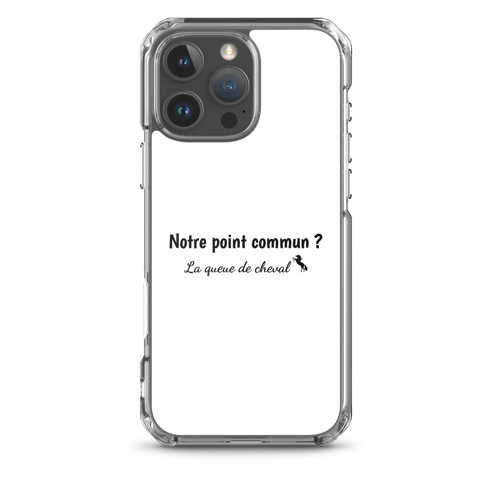 Coque iPhone Notre point commun la queue de cheval iPhone 16 Pro Max - Sedurro