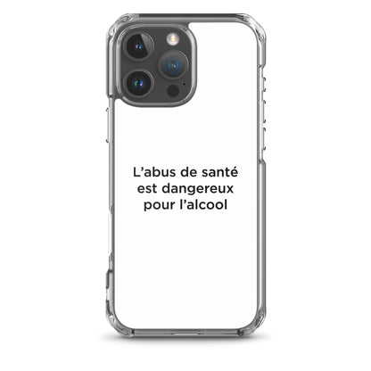 Coque iPhone L'abus de santé est dangereux pour l'alcool - Sedurro