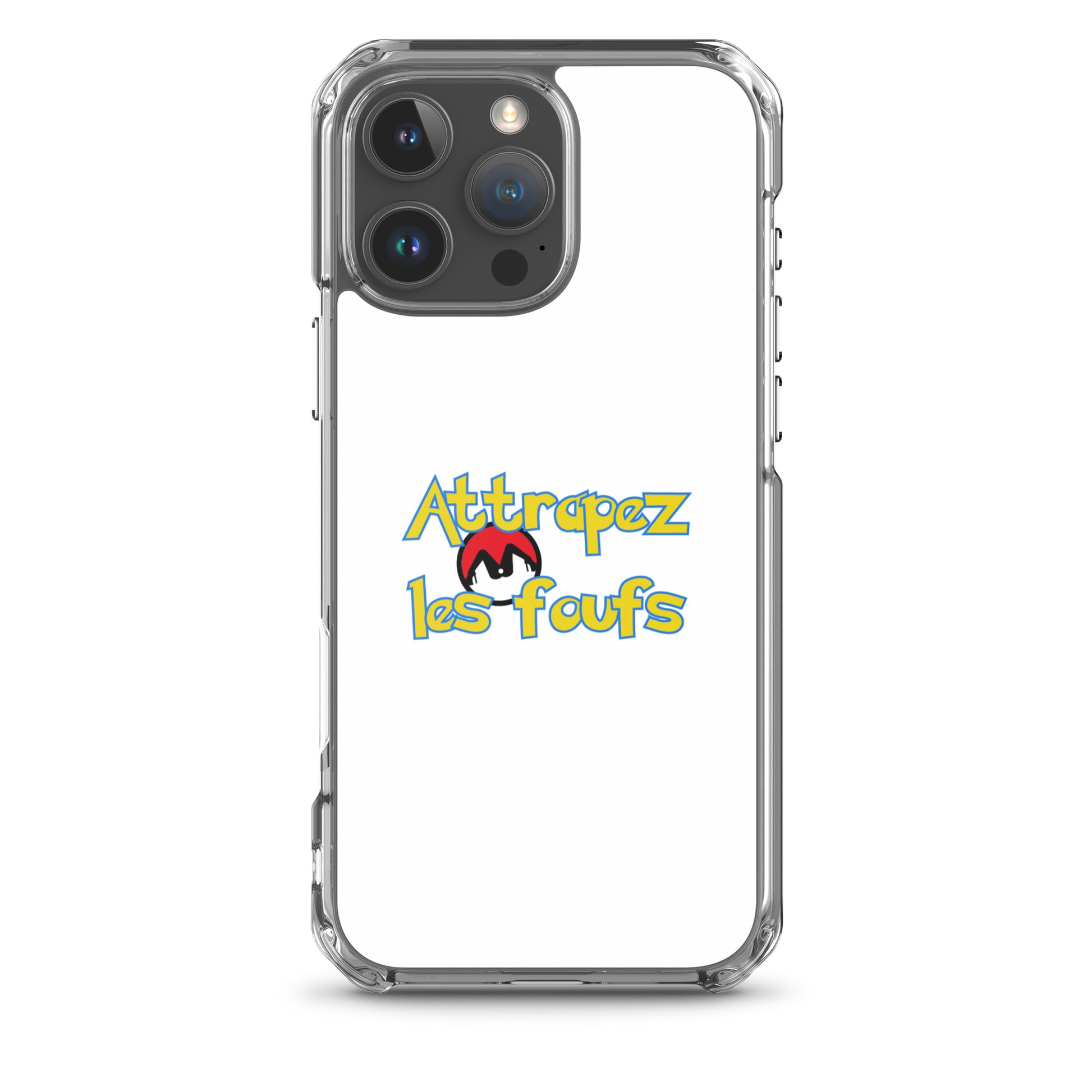 Coque iPhone Attrapez les foufs Pokeboule - Sedurro