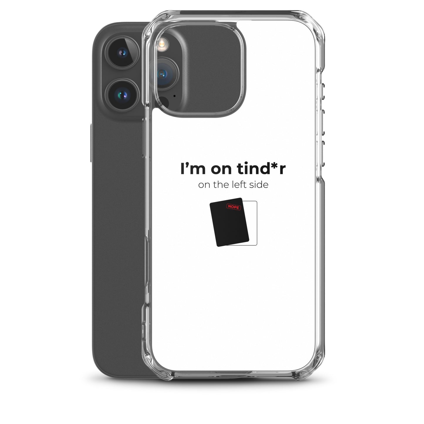 Coque iPhone I'm on tind*r on the left side - Sedurro