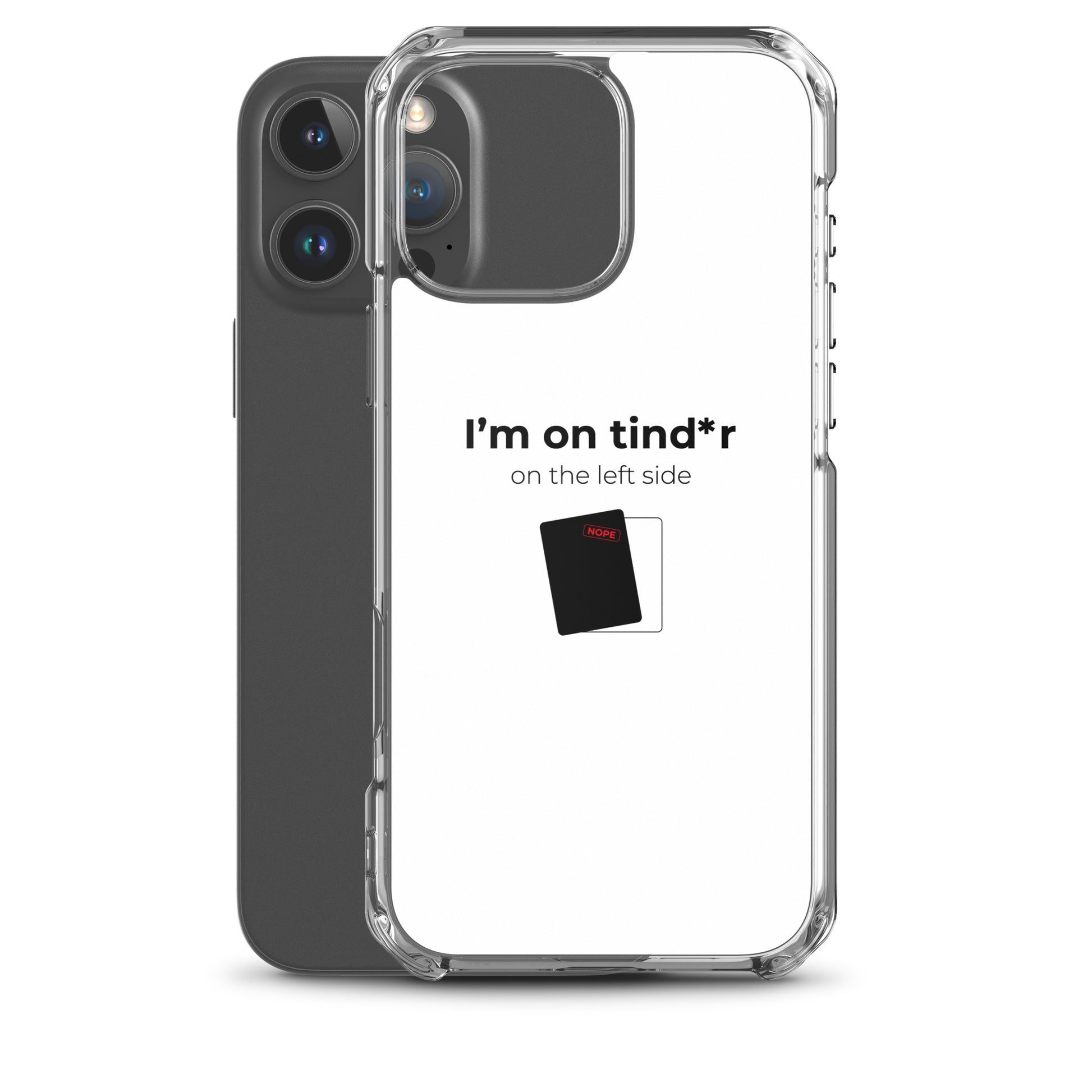 Coque iPhone I'm on tind*r on the left side - Sedurro