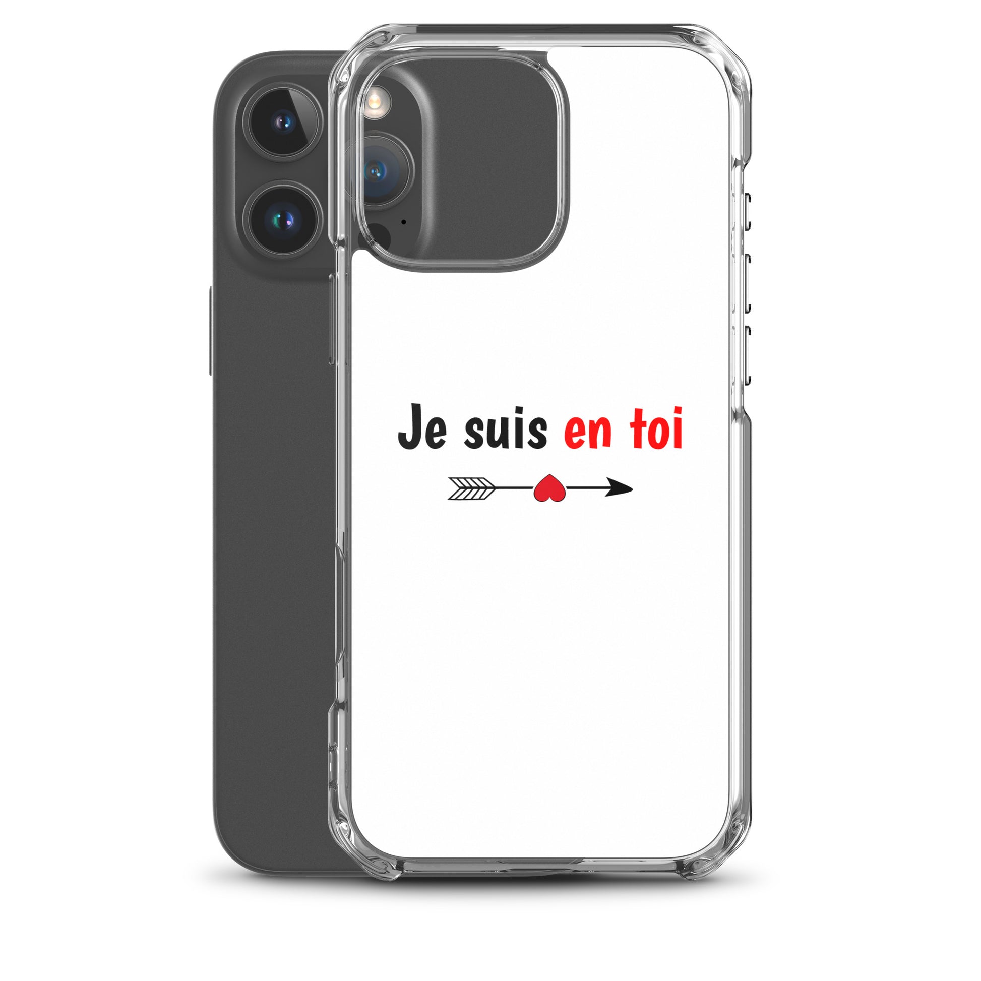 Coque iPhone Je suis en toi flèche cupidon - Sedurro