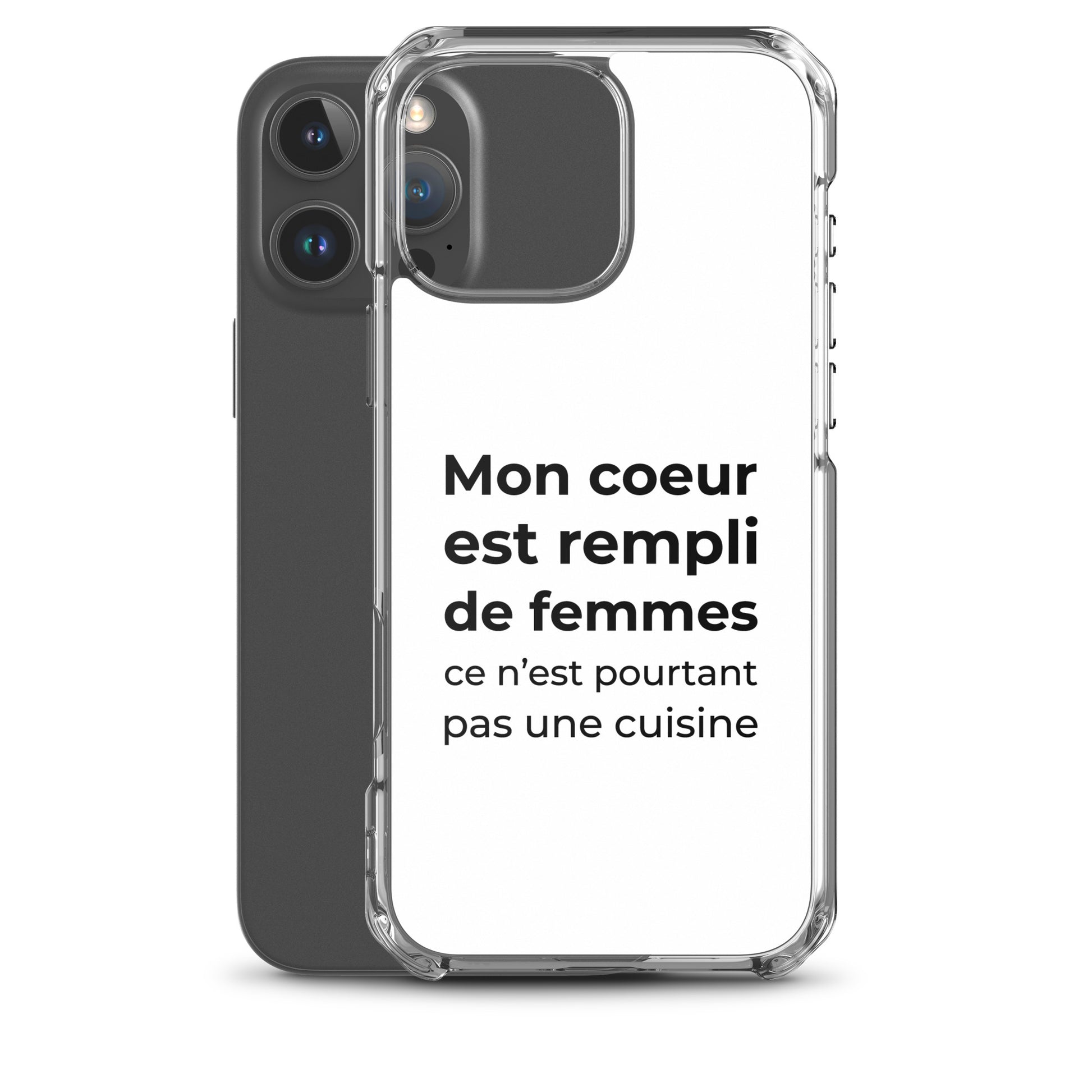 Coque iPhone Mon cœur est rempli de femmes ce n'est pourtant pas une cuisine - Sedurro