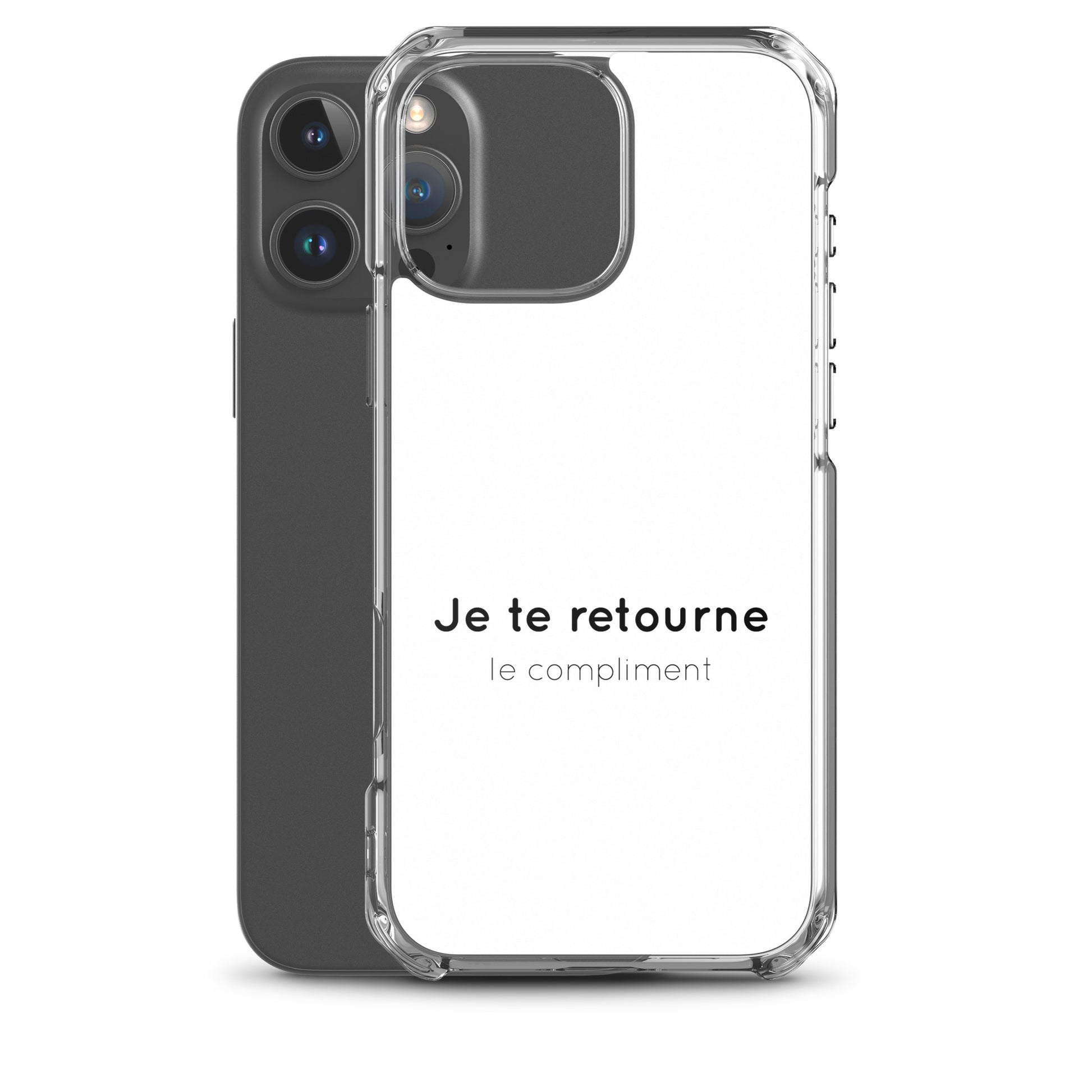 Coque iPhone Je te retourne le compliment - Sedurro