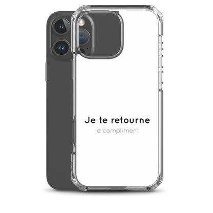 Coque iPhone Je te retourne le compliment - Sedurro