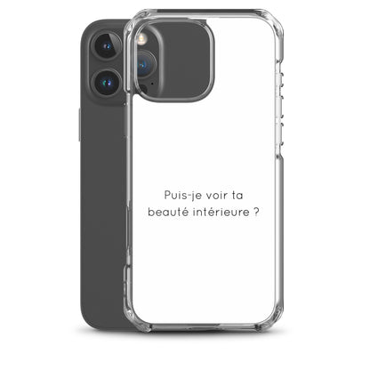 Coque iPhone Puis-je voir ta beauté intérieure - Sedurro