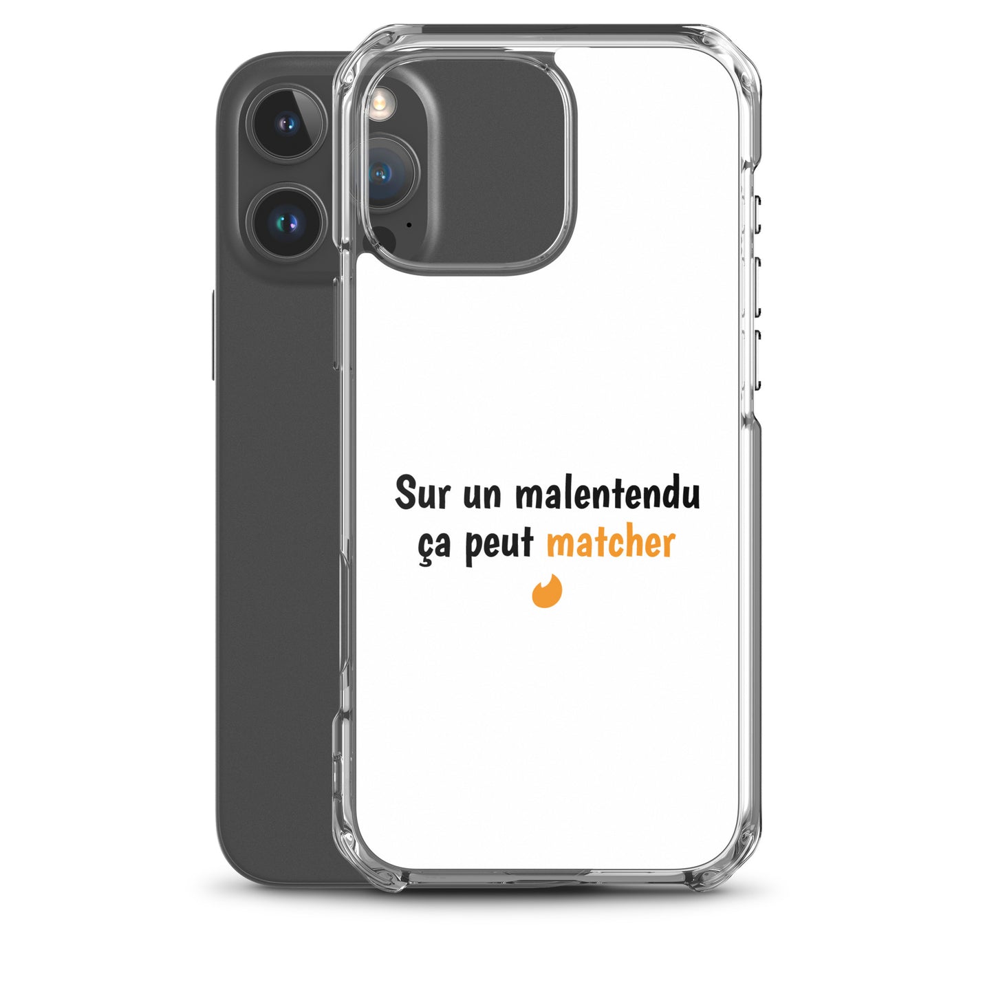 Coque iPhone Sur un malentendu ça peut matcher - Sedurro
