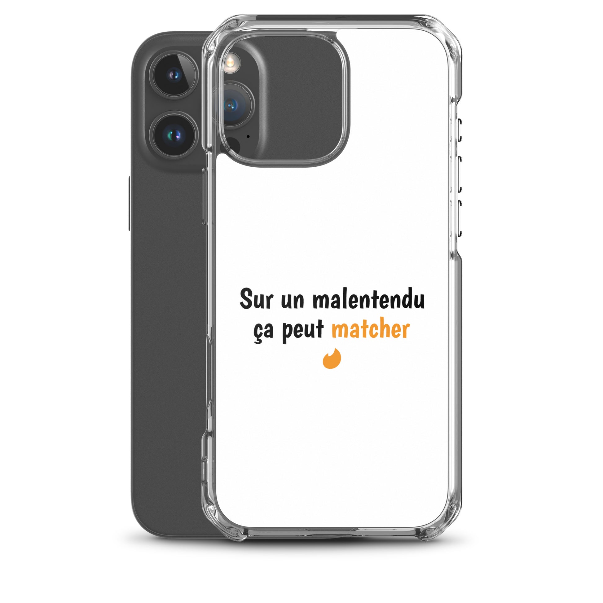 Coque iPhone Sur un malentendu ça peut matcher - Sedurro