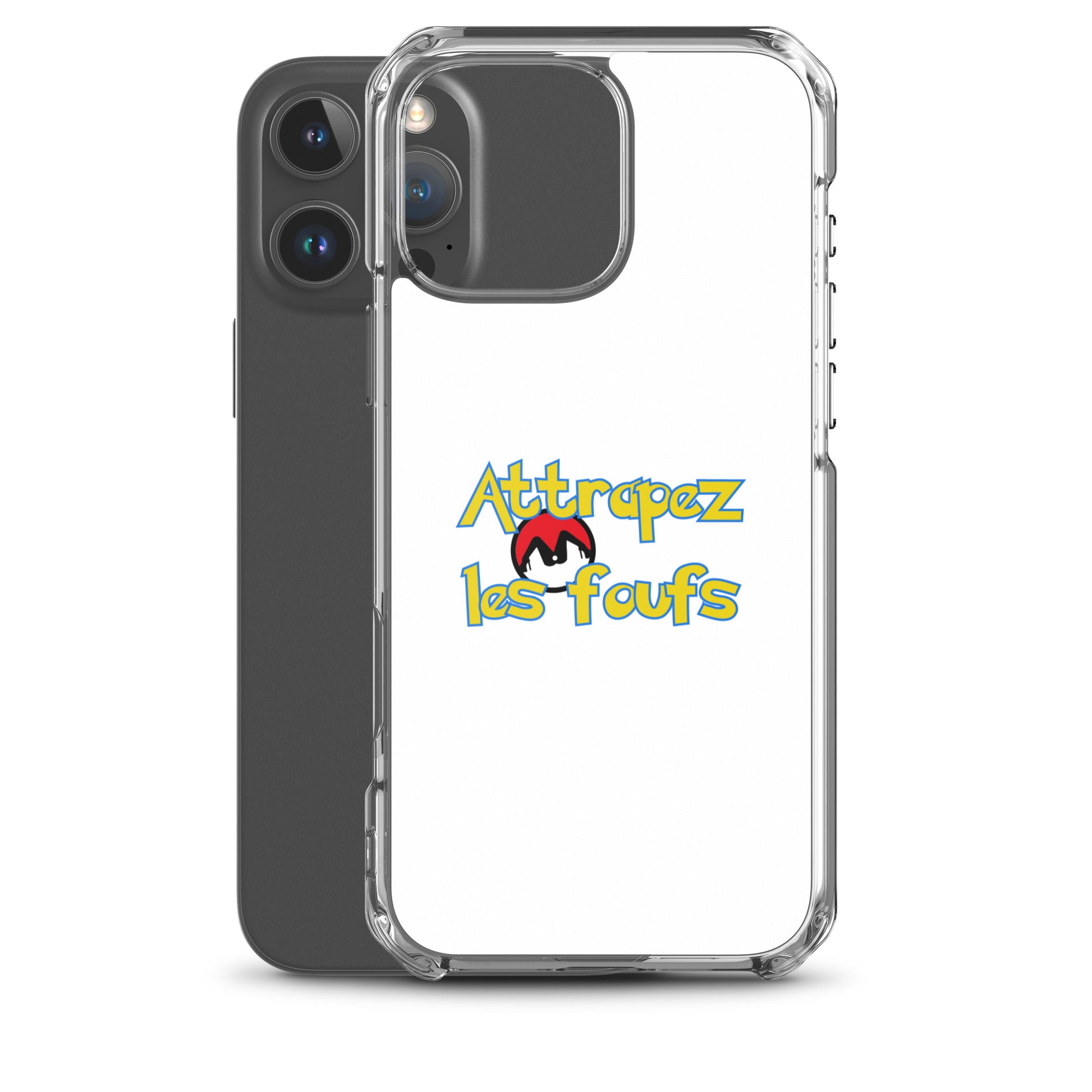 Coque iPhone Attrapez les foufs Pokeboule - Sedurro