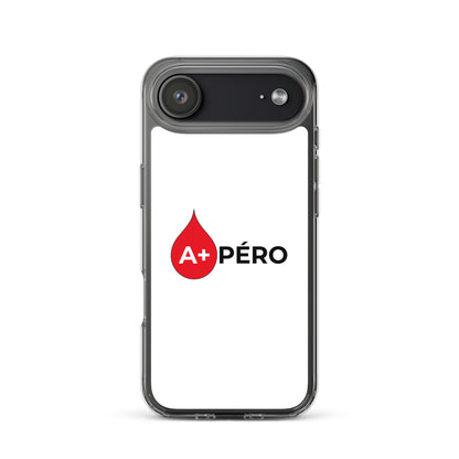 Coque iPhone Apéro groupe sanguin A+ - Sedurro