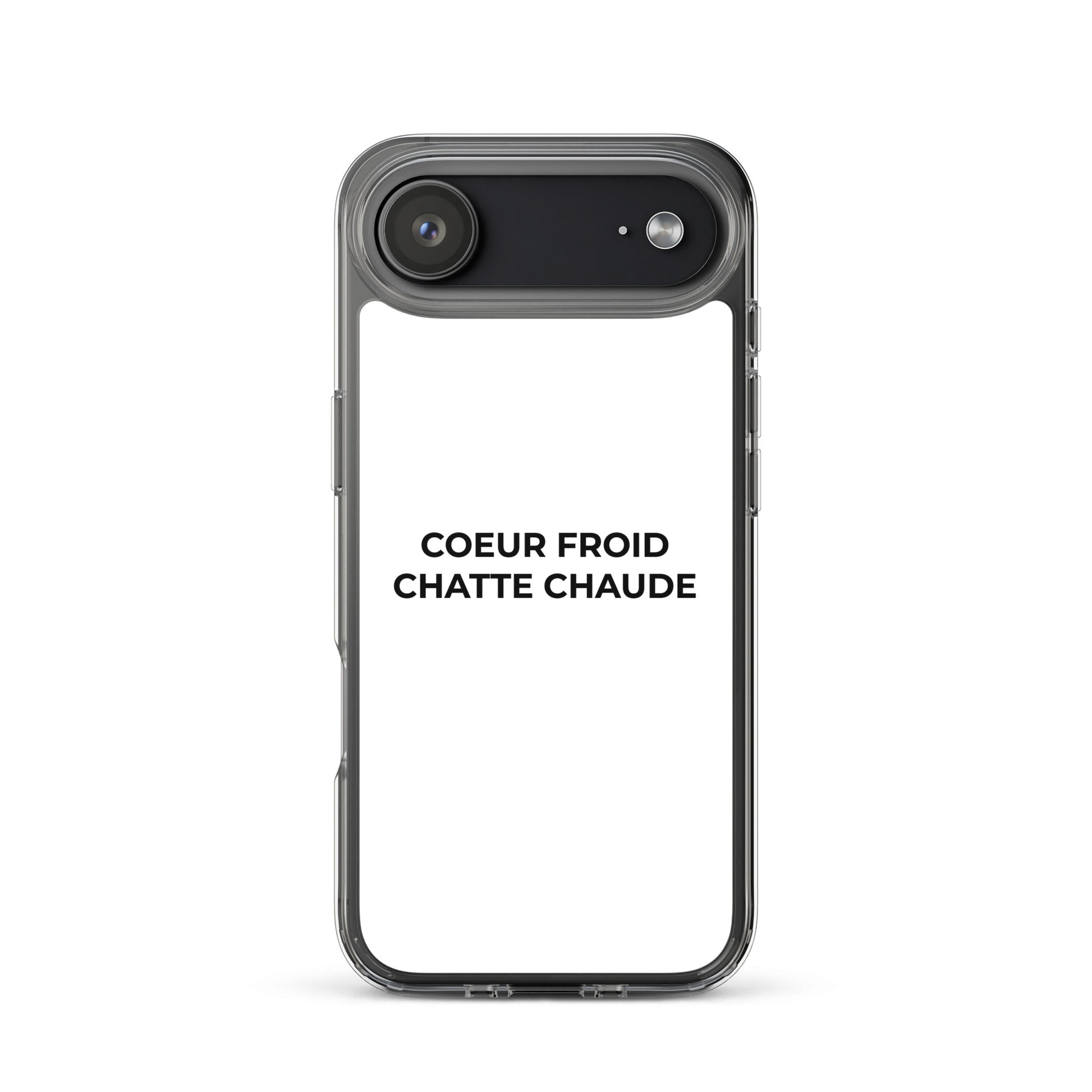 Coque iPhone Cœur froid chatte chaude - Sedurro