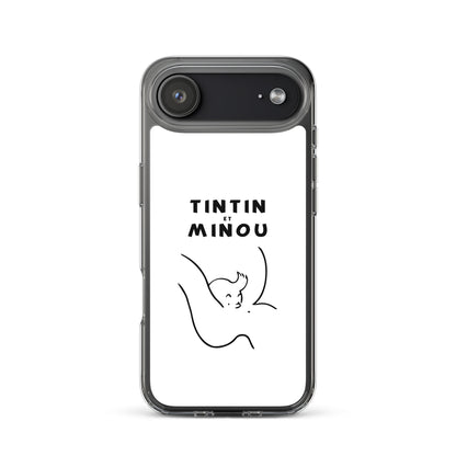 Coque iPhone Tintin et minou - Sedurro
