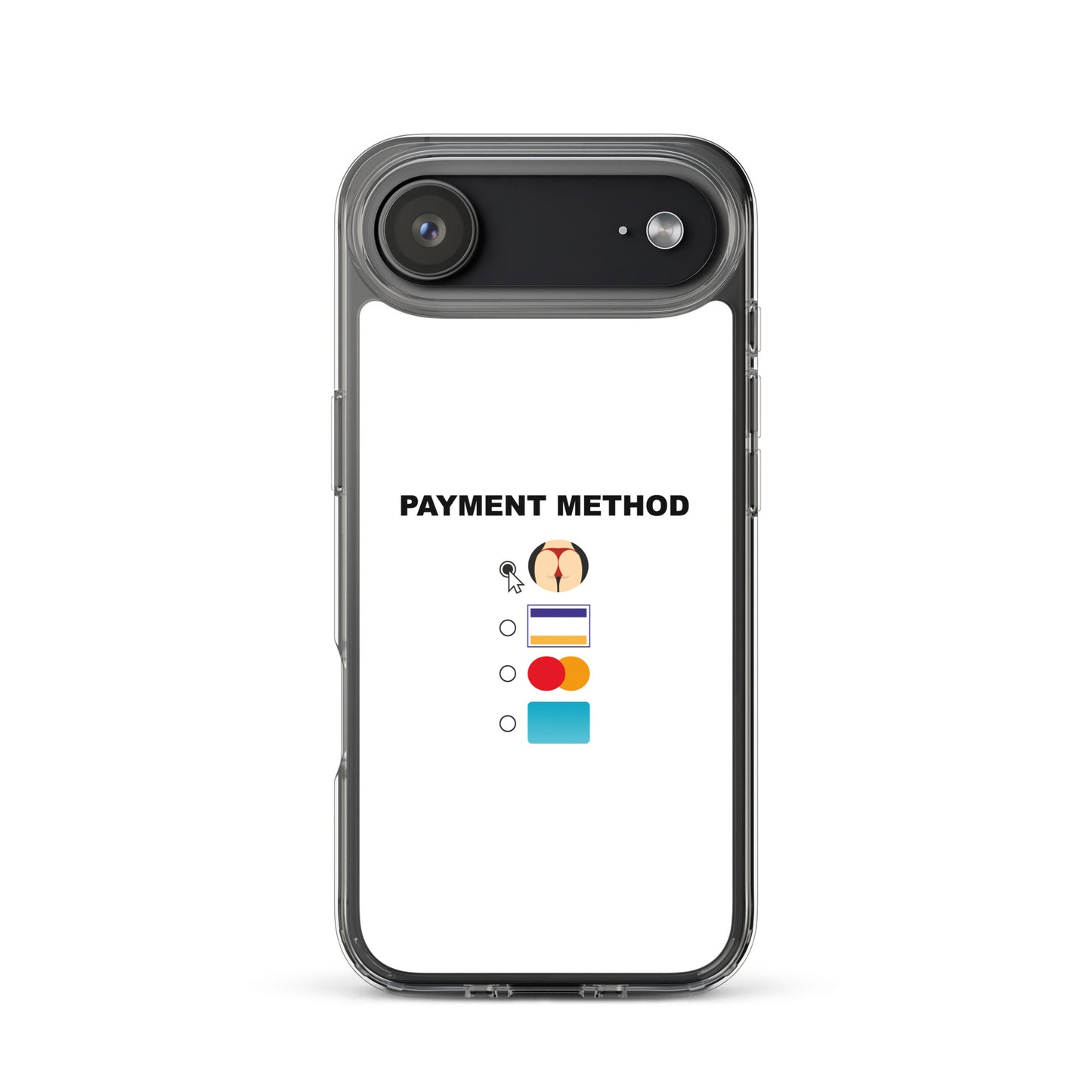 Coque iPhone Payment method butt - Sedurro