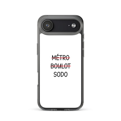 Coque iPhone Métro boulot sodo - Sedurro