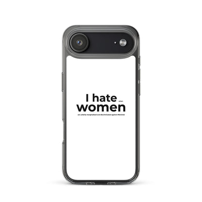 Coque iPhone Feminist I hate women - Sedurro
