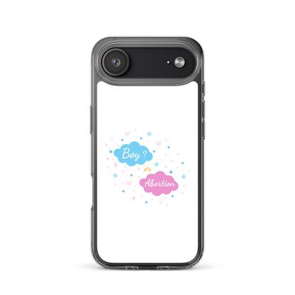 Coque iPhone Boy or abortion gender reveal - Sedurro