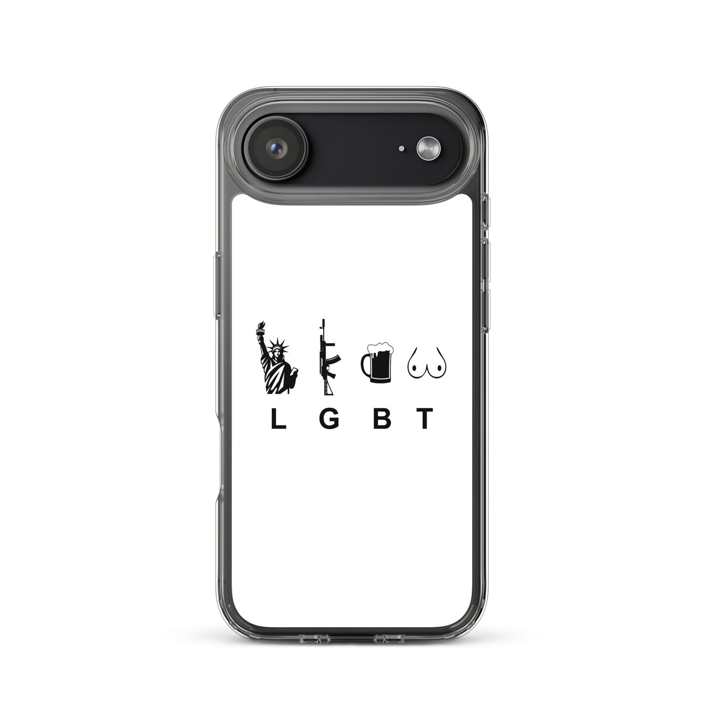 Coque iPhone LGBT liberty gun beer tits - Sedurro