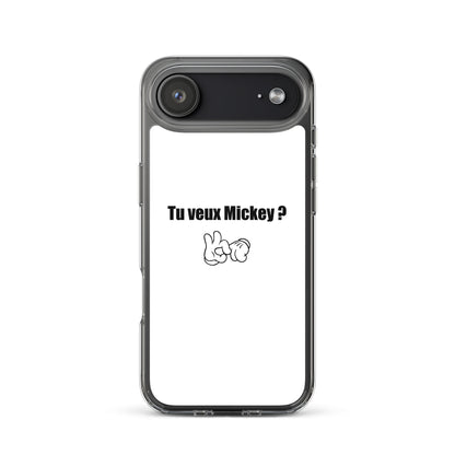 Coque iPhone Tu veux Mickey - Sedurro