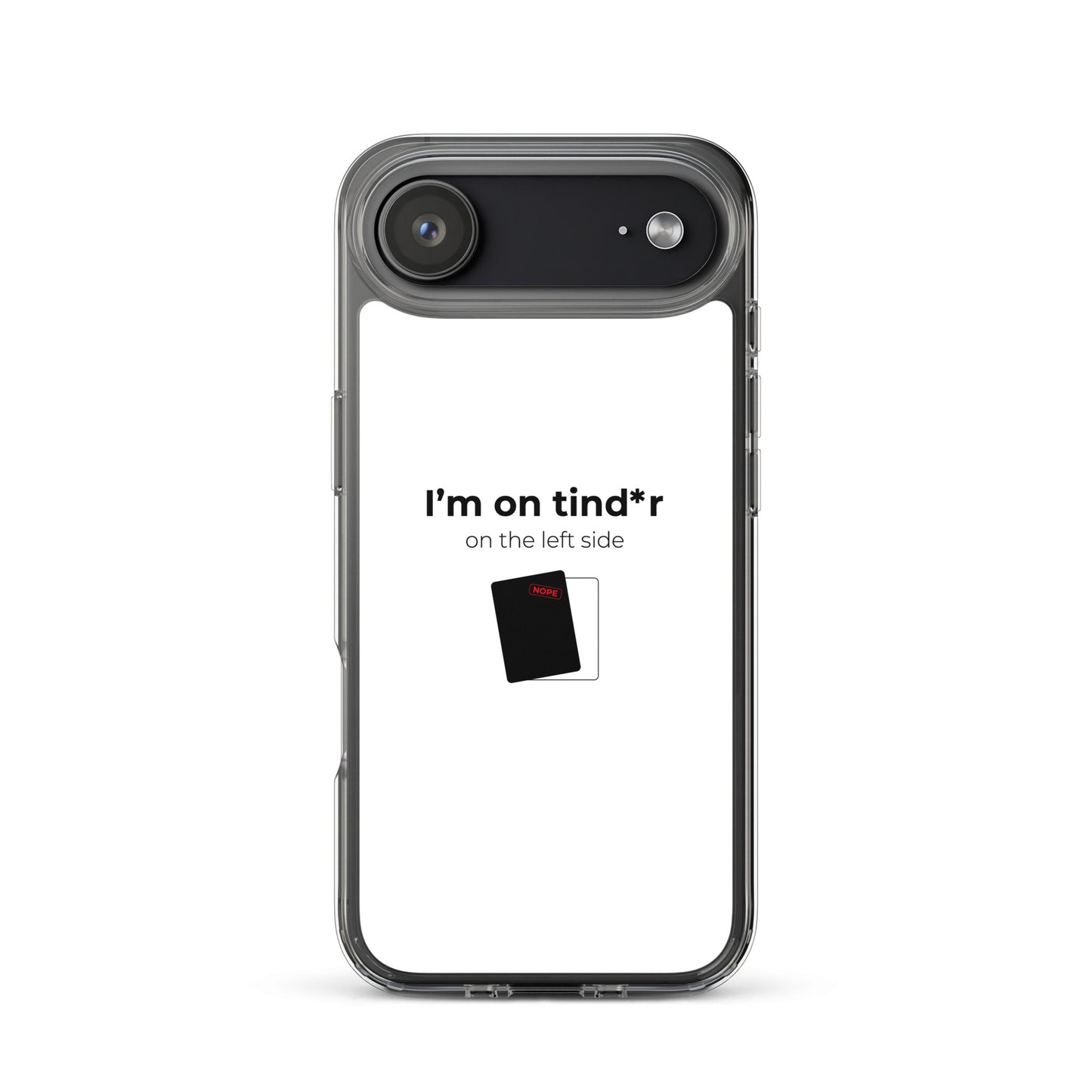 Coque iPhone I'm on tind*r on the left side - Sedurro