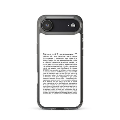 Coque iPhone Puceau moi on me l'avait pas sorti depuis longtemps - Sedurro
