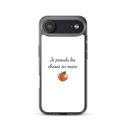 Coque iPhone Je prends les choses en main - Sedurro