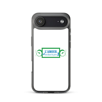 Coque iPhone L'amour est dans le prix - Sedurro