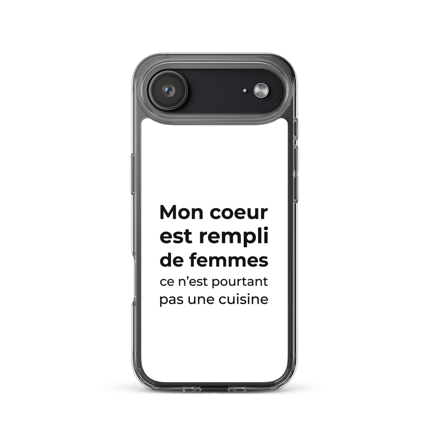 Coque iPhone Mon cœur est rempli de femmes ce n'est pourtant pas une cuisine - Sedurro