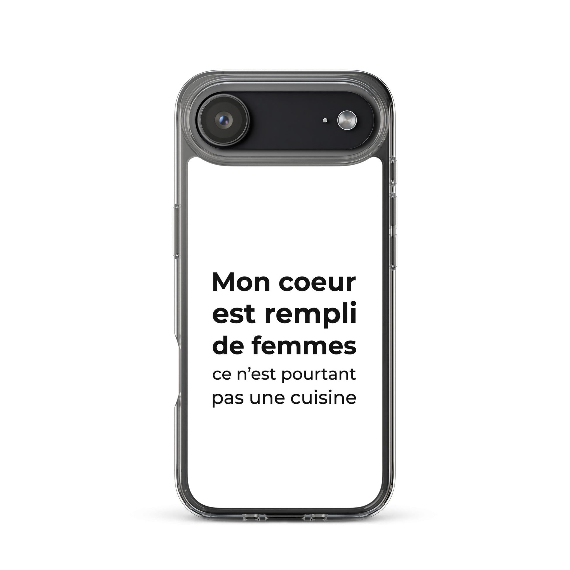 Coque iPhone Mon cœur est rempli de femmes ce n'est pourtant pas une cuisine - Sedurro
