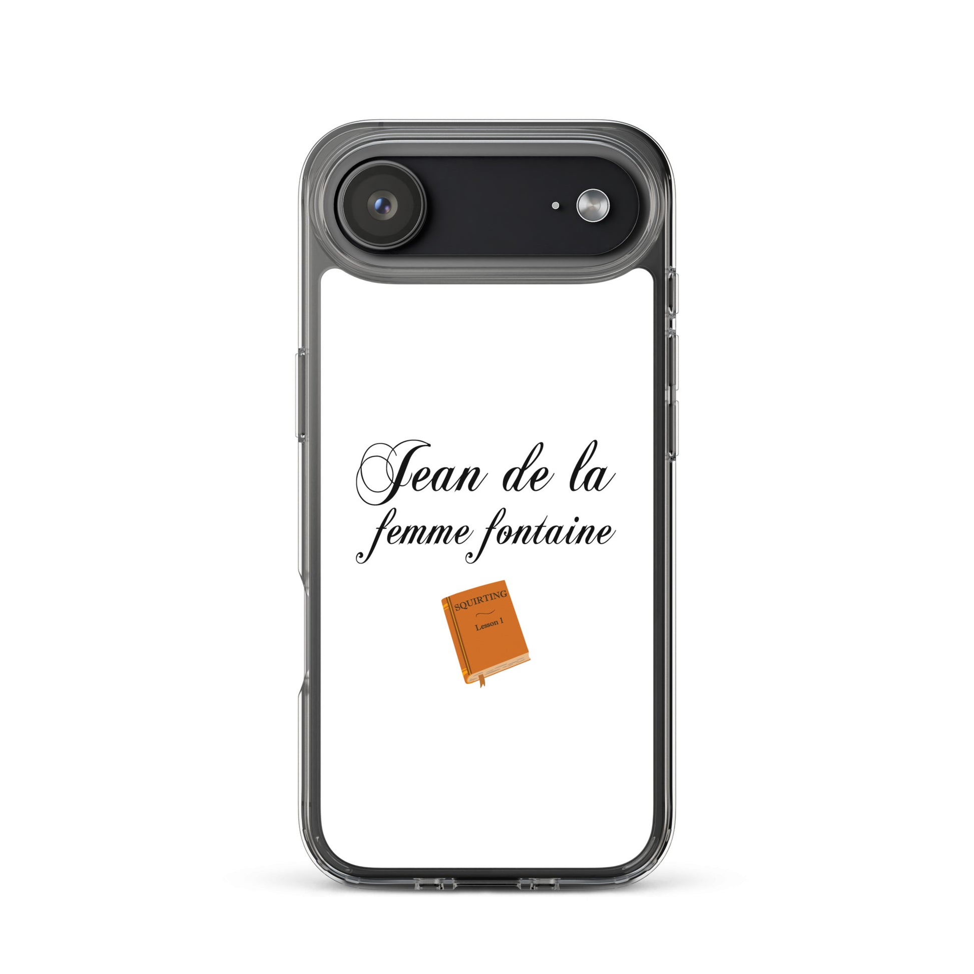 Coque iPhone Jean de la femme fontaine - Sedurro