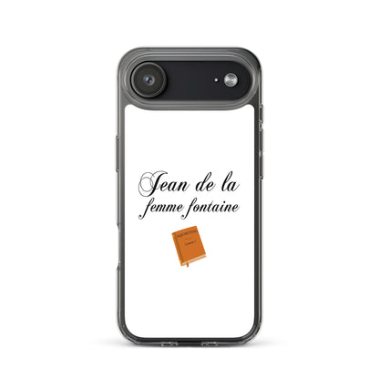 Coque iPhone Jean de la femme fontaine - Sedurro