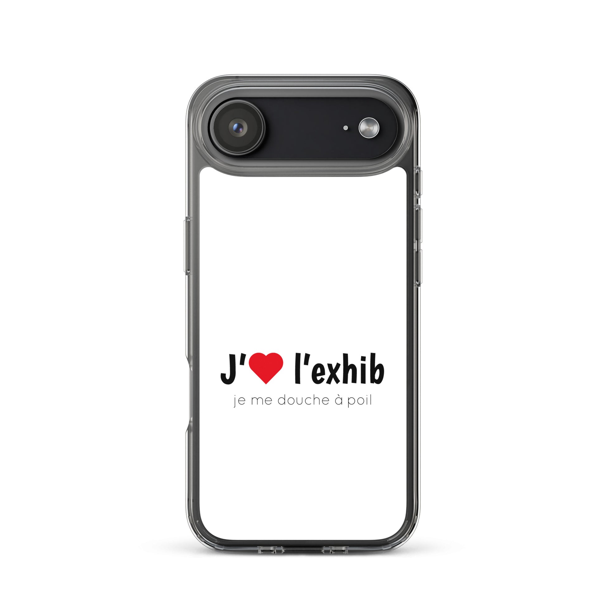 Coque iPhone J'aime l'exhib je me douche à poil - Sedurro