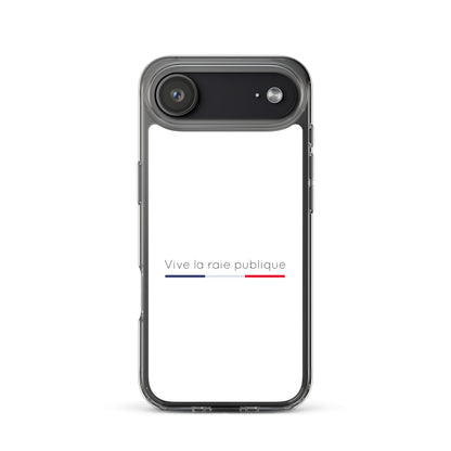 Coque iPhone Vive la raie publique - Sedurro