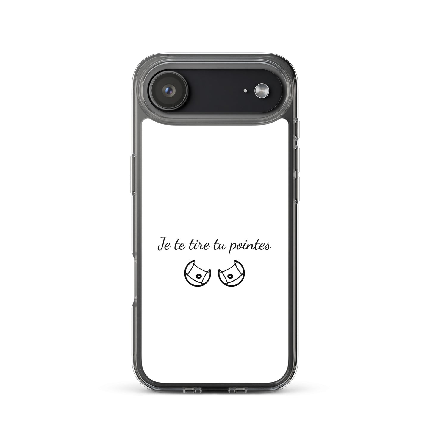 Coque iPhone Je te tire tu pointes - Sedurro