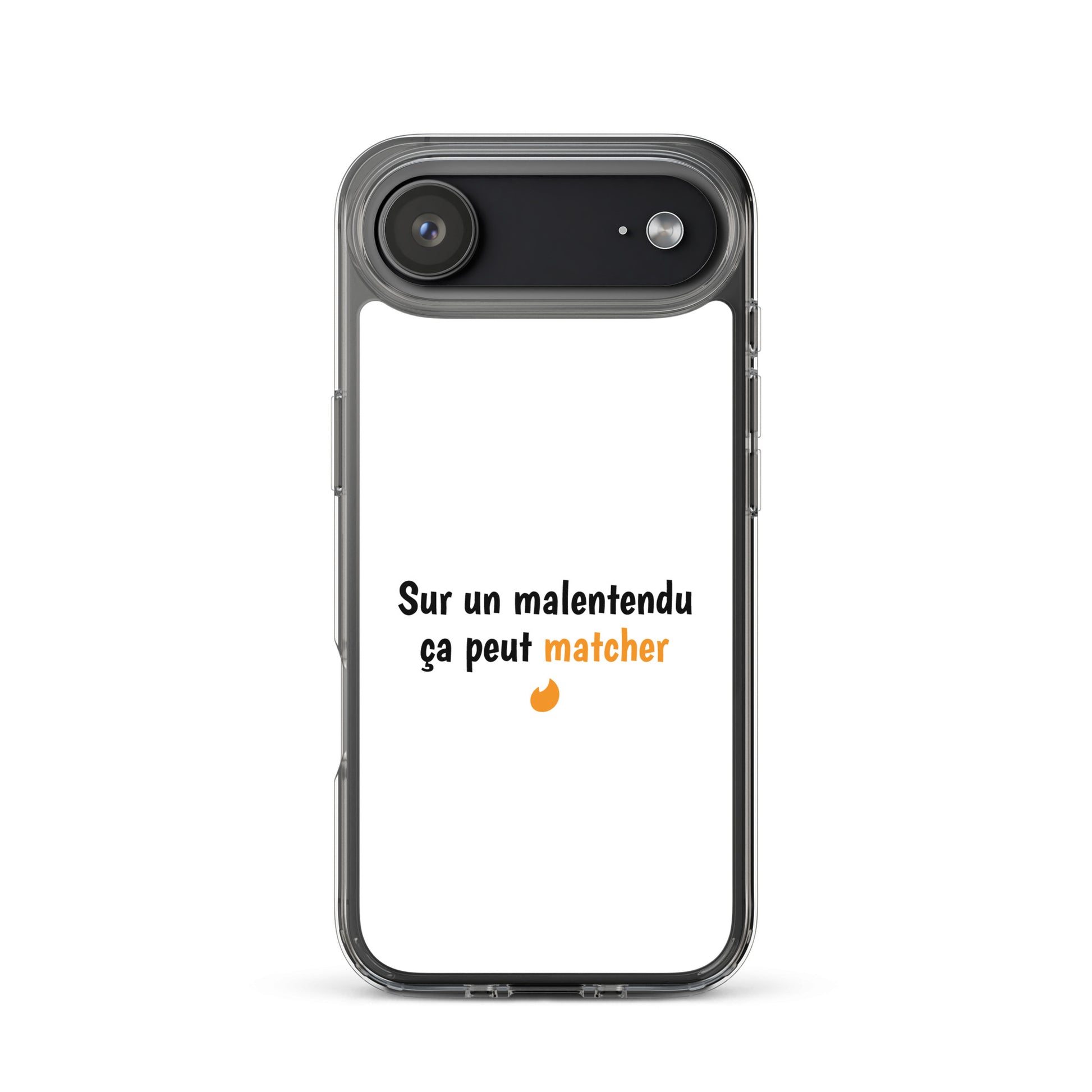 Coque iPhone Sur un malentendu ça peut matcher - Sedurro