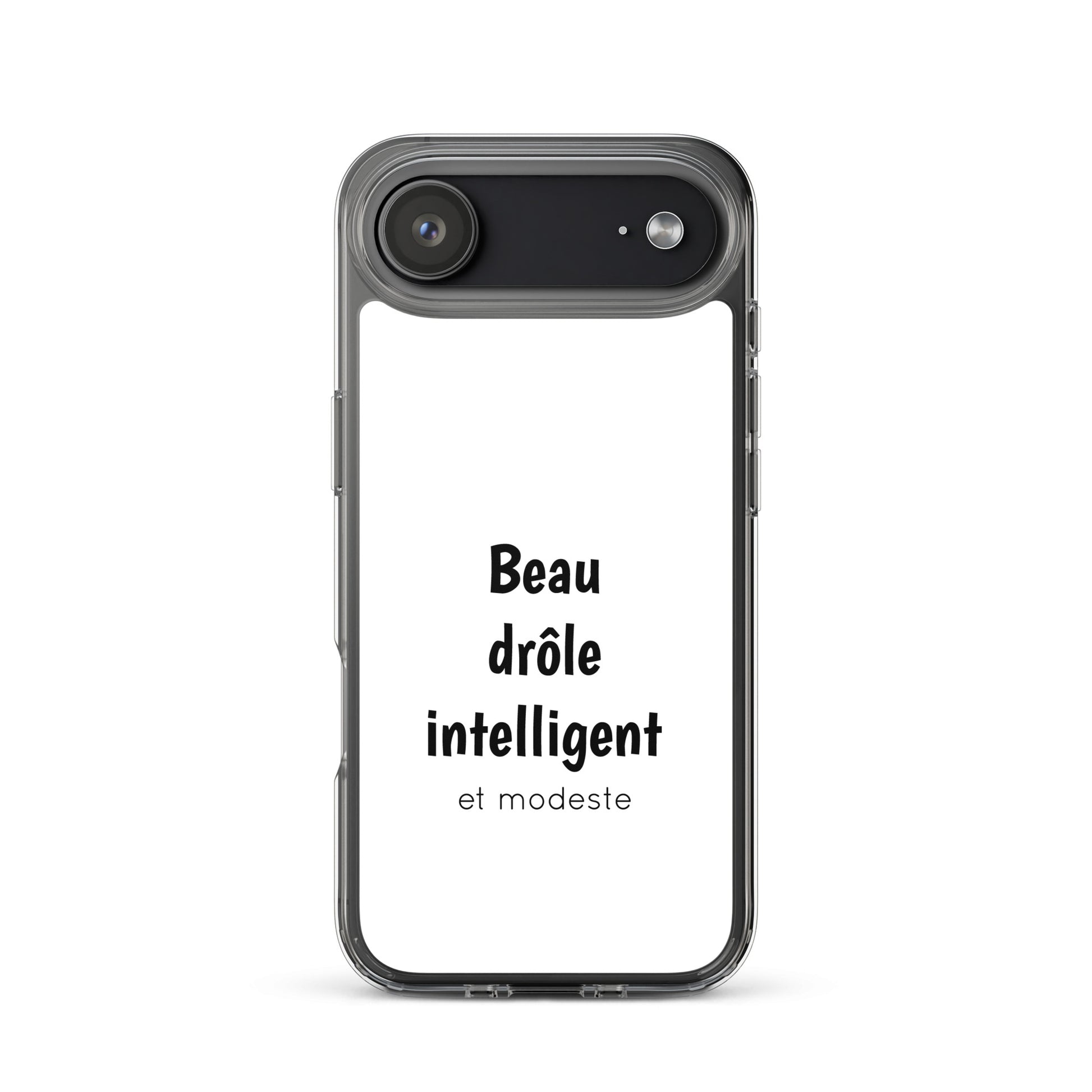 Coque iPhone Beau drôle intelligent et modeste - Sedurro