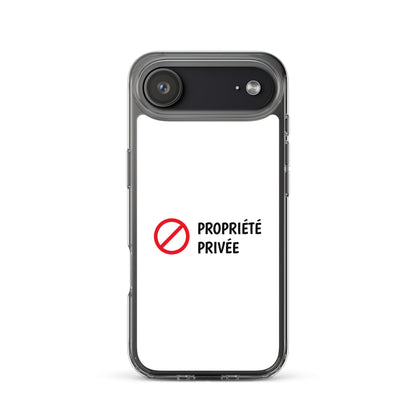Coque iPhone Propriété privée - Sedurro