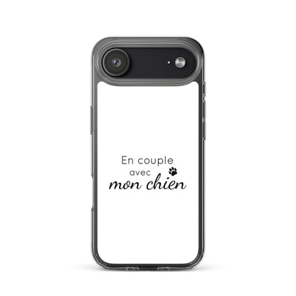 Coque iPhone En couple avec mon chien - Sedurro