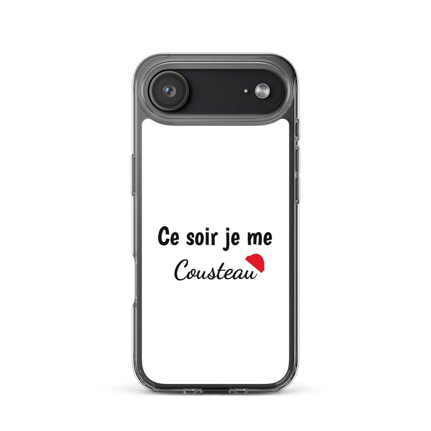 Coque iPhone Ce soir je me cousteau - Sedurro