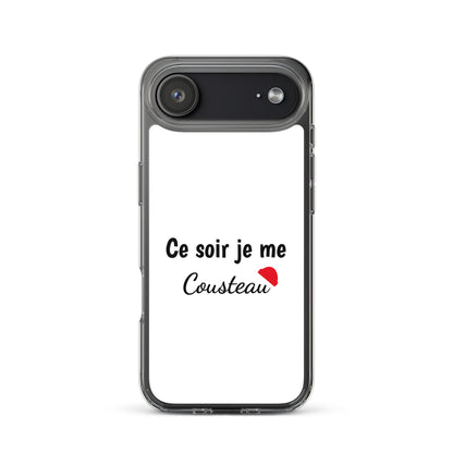 Coque iPhone Ce soir je me cousteau - Sedurro